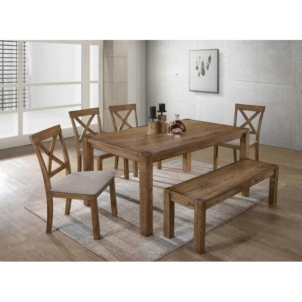 Meubles Best Master Chaises d'appoint de salle à manger Driftwood, 2 pièces