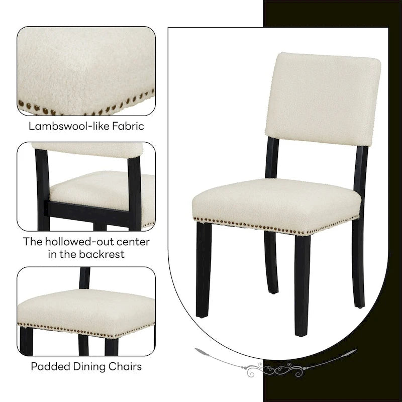 Ensemble table à manger ronde moderne 5 pièces