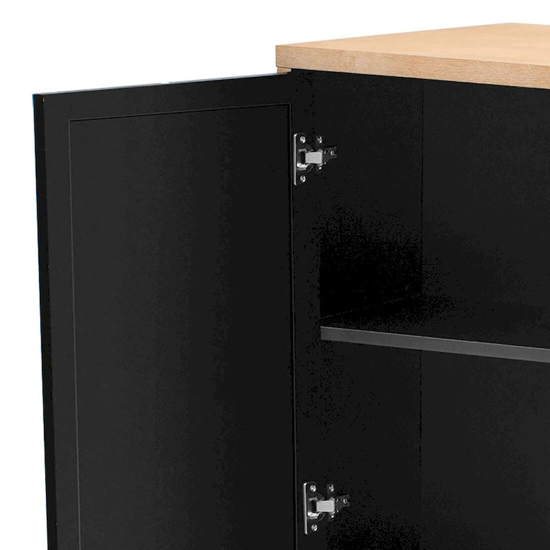 Bahut moderne et élégant en bois avec trois portes de placard miroir