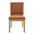 Melvin Faux Leather Dining Side Chair (Set of 2)