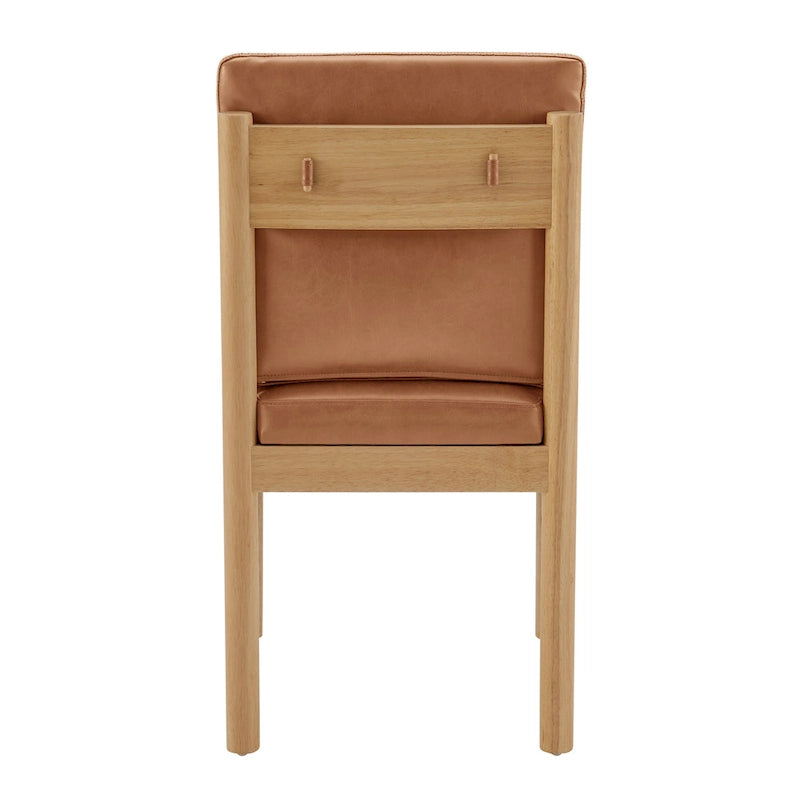 Chaises de salle à manger Melvin en faux cuir (lot de 2)
