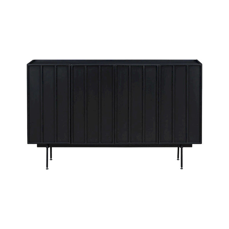 Buffet en bois avec 4 portes adapté aux salons