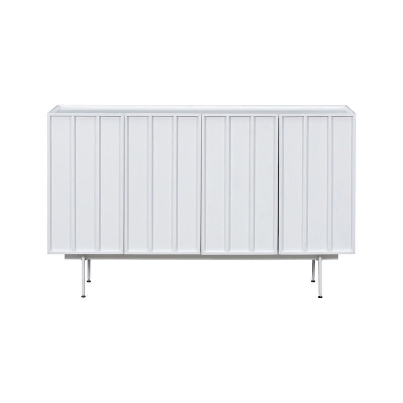 Sideboard Wooden Cabinet with 4 Doors Suitable for Living Rooms