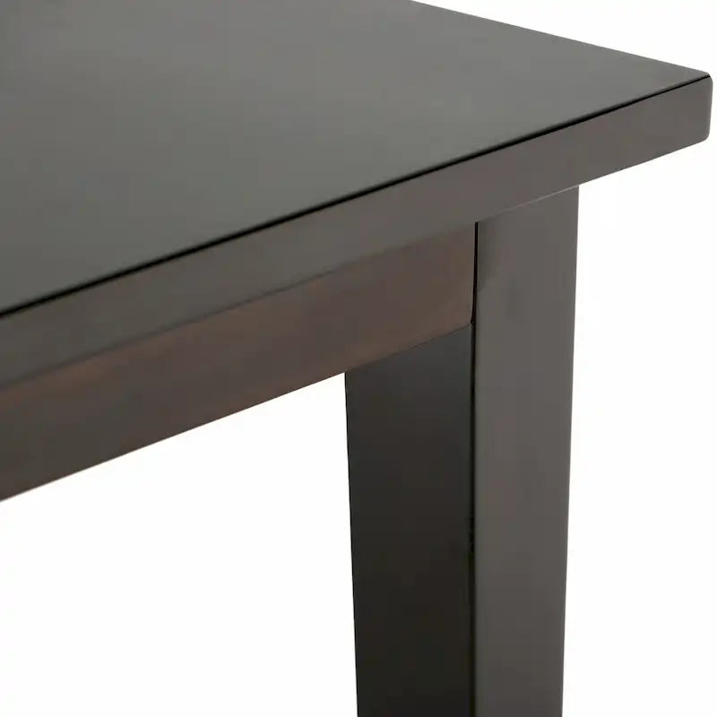WYNDENHALL Haley Ensemble de salle à manger contemporain 9 pièces avec 8 chaises de salle à manger rembourrées et table de 54 pouces de large