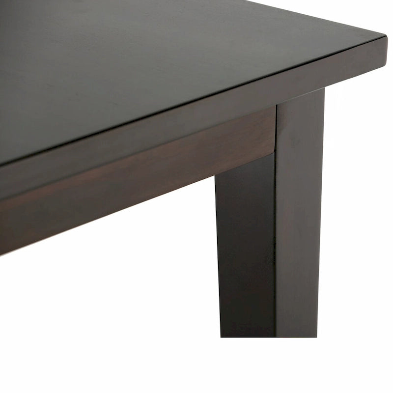 WYNDENHALL Haley Ensemble de salle à manger contemporain 9 pièces avec 8 chaises de salle à manger rembourrées et table de 54 pouces de large