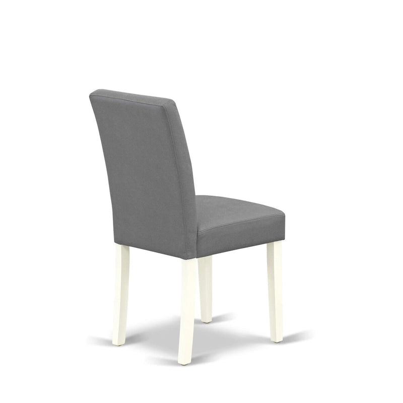 Ensemble de salle à manger East West Furniture composé d'une table à manger rectangulaire et de chaises, blanc lin (options de pièces)