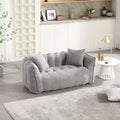 Fauteuil poire Roomfitters avec rembourrage en mousse haute résilience – Canapé inclinable carré confortable pour le jeu, la télévision