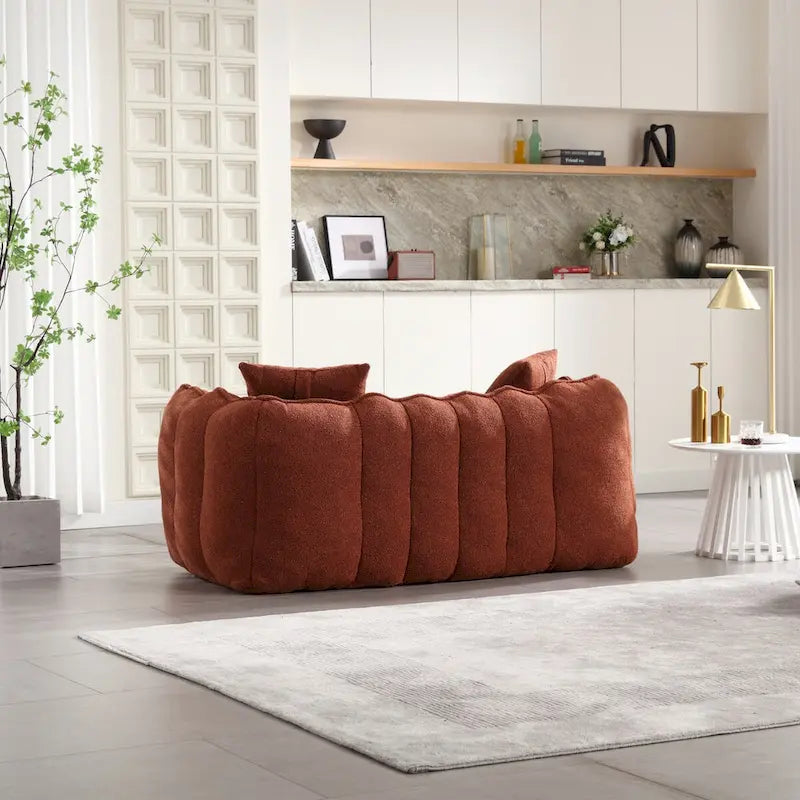 Fauteuil poire Roomfitters avec rembourrage en mousse haute résilience – Canapé inclinable carré confortable pour le jeu, la télévision