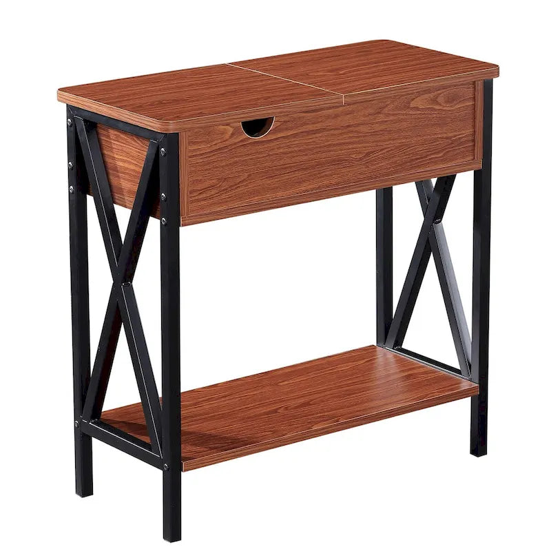 Table d'appoint avec rangement Ledel Flip Top