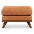 Pouf Nolita de Poly & Bark - Cuir véritable pleine fleur italien