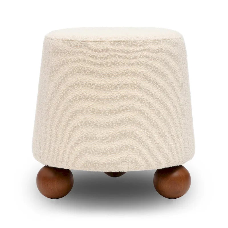 Tabouret rembourré Jaine Boucle