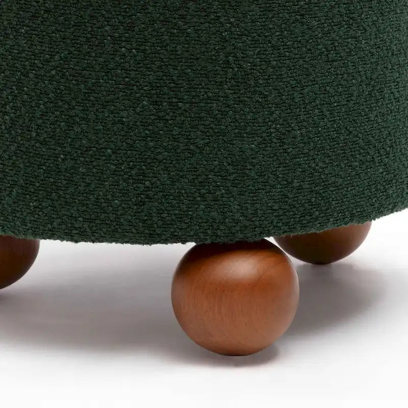 Tabouret rembourré Jaine Boucle