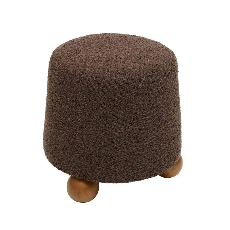 Tabouret rembourré Jaine Boucle