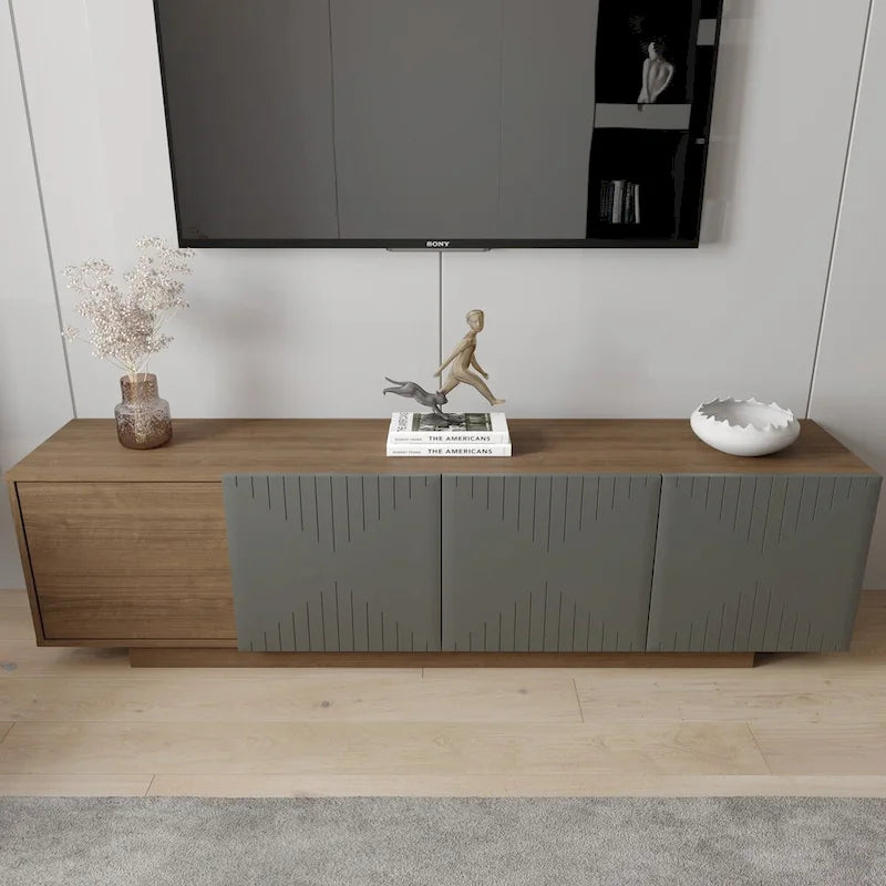 Meuble télé Nexera Riva pour téléviseurs allant jusqu'à 80 pouces