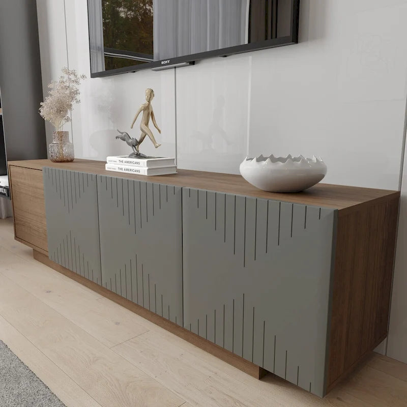 Meuble télé Nexera Riva pour téléviseurs allant jusqu'à 80 pouces