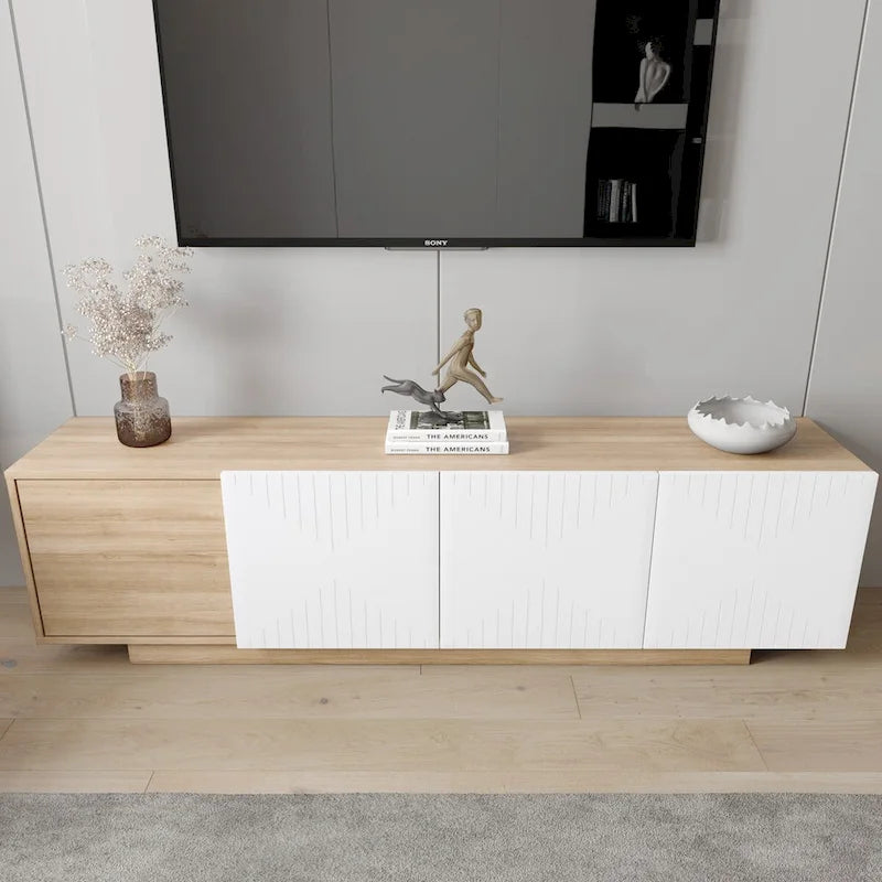 Meuble télé Nexera Riva pour téléviseurs allant jusqu'à 80 pouces