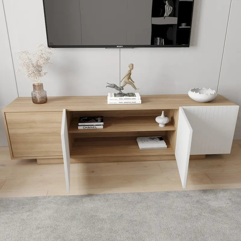 Meuble télé Nexera Riva pour téléviseurs allant jusqu'à 80 pouces