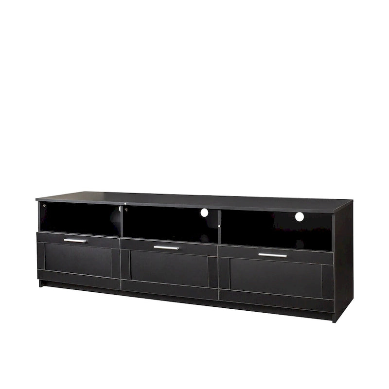 Meuble TV moderne minimaliste, meuble TV 80 pouces, casier ouvert