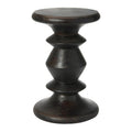 Table d'appoint ou tabouret en bois massif de style Mid-Century Modern