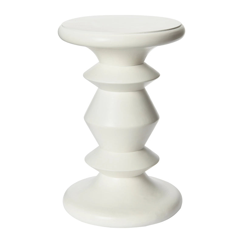 Table d'appoint ou tabouret en bois massif de style Mid-Century Modern