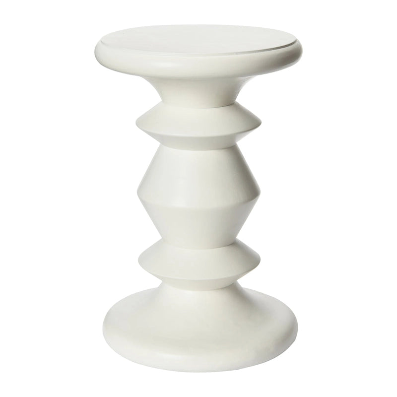 Table d'appoint ou tabouret en bois massif de style Mid-Century Modern