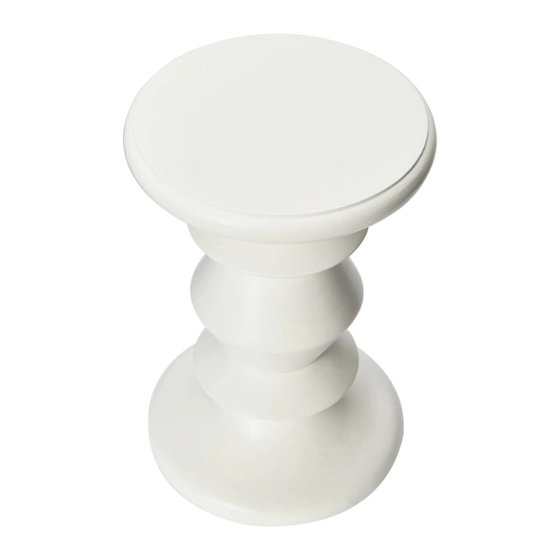 Table d'appoint ou tabouret en bois massif de style Mid-Century Modern