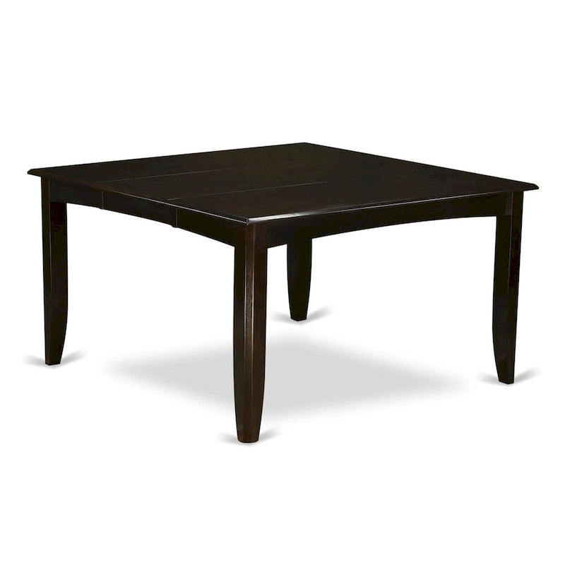 Ensemble de salle à manger East West Furniture comprenant une table carrée avec rallonge papillon et des chaises de salle à manger (options de type de siège de chaise)
