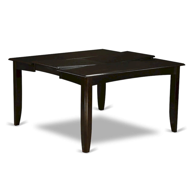 Ensemble de salle à manger East West Furniture comprenant une table carrée avec rallonge papillon et des chaises de salle à manger (options de type de siège de chaise)