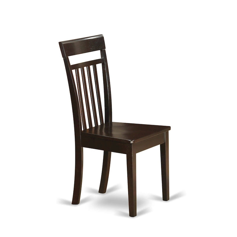 Ensemble de salle à manger East West Furniture comprenant une table carrée avec rallonge papillon et des chaises de salle à manger (options de type de siège de chaise)