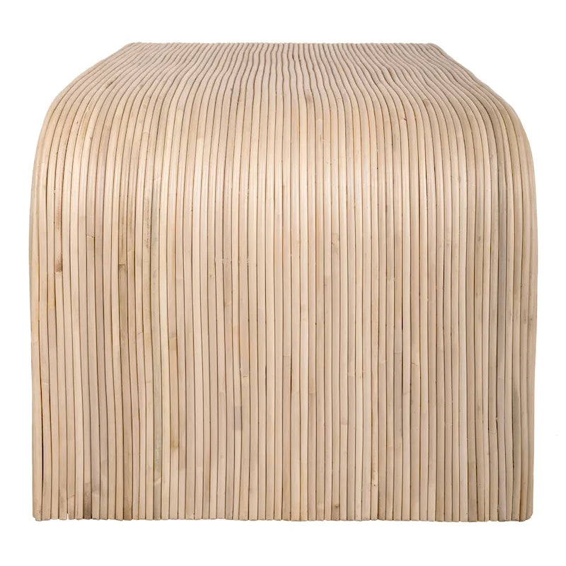 Table basse et table d'appoint/bout de canapé en rotin Kyran