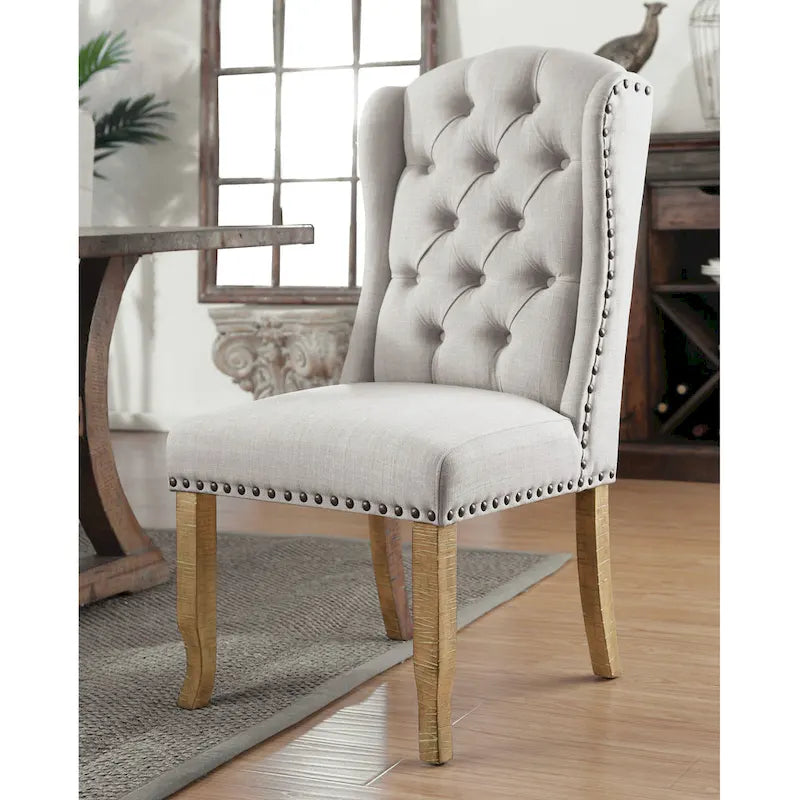 Ensemble de salle à manger 7 pièces en pin rustique Canley par Furniture of America