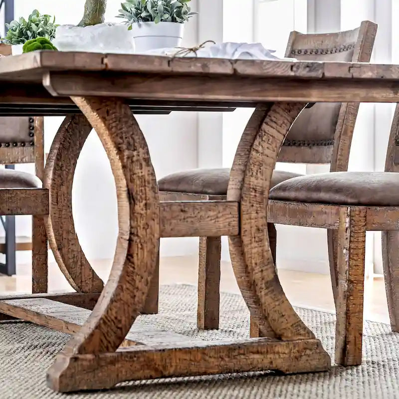 Ensemble de salle à manger 7 pièces en pin rustique Canley par Furniture of America