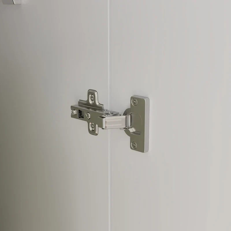 Armoire de chambre autonome à 2 portes avec tringle à vêtements