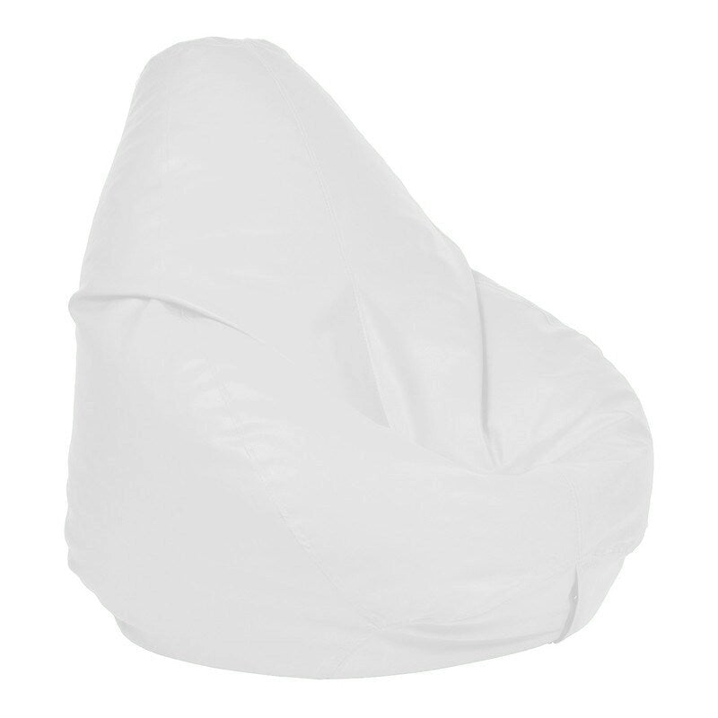 Pouf en similicuir, garnissage non inclus, idéal pour enfants et adolescents, par Ample Decor