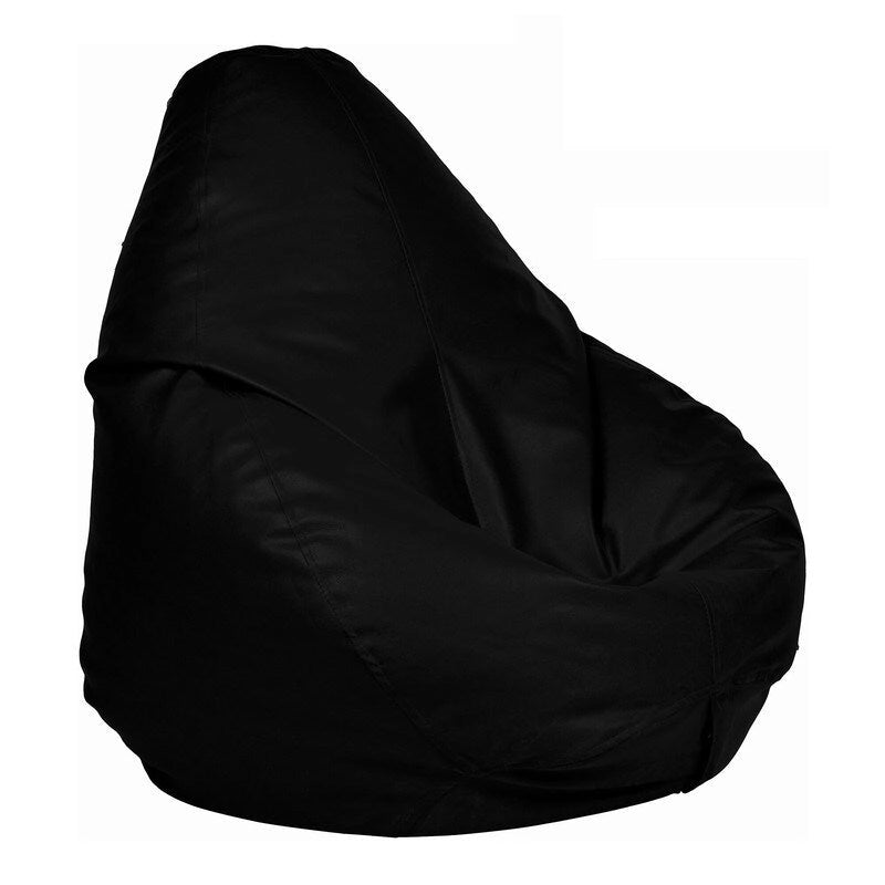 Pouf en similicuir, garnissage non inclus, idéal pour enfants et adolescents, par Ample Decor