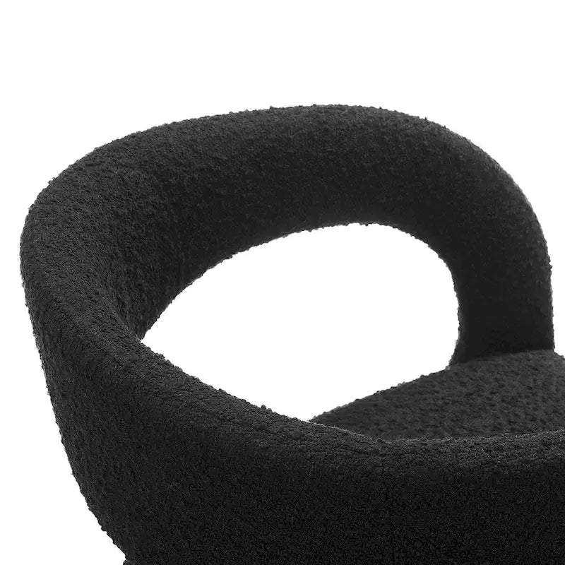 Pinnacle Boucle Chaises de salle à manger rembourrées — Lot de deux