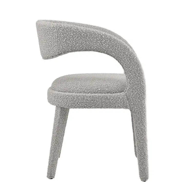 Pinnacle Boucle Chaises de salle à manger rembourrées — Lot de deux