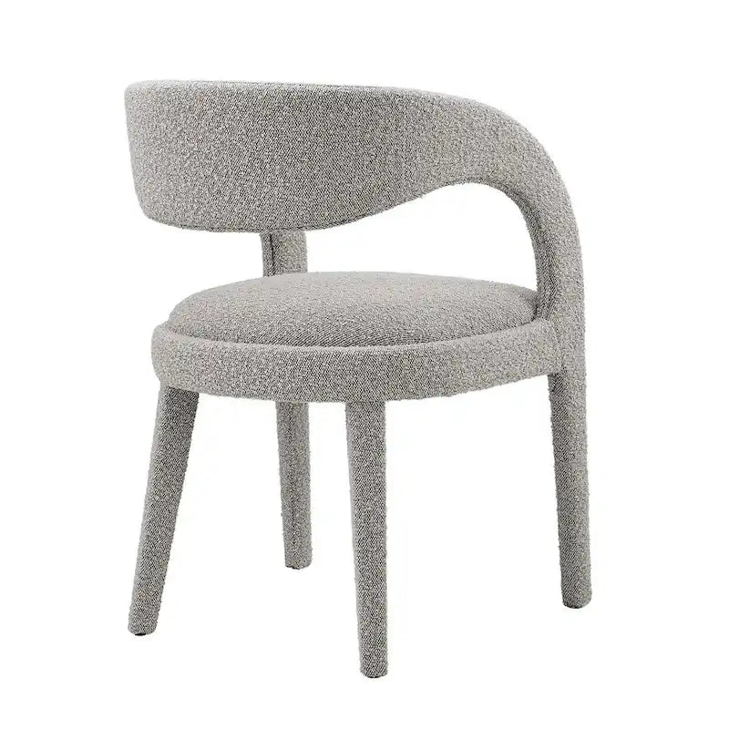 Pinnacle Boucle Chaises de salle à manger rembourrées — Lot de deux