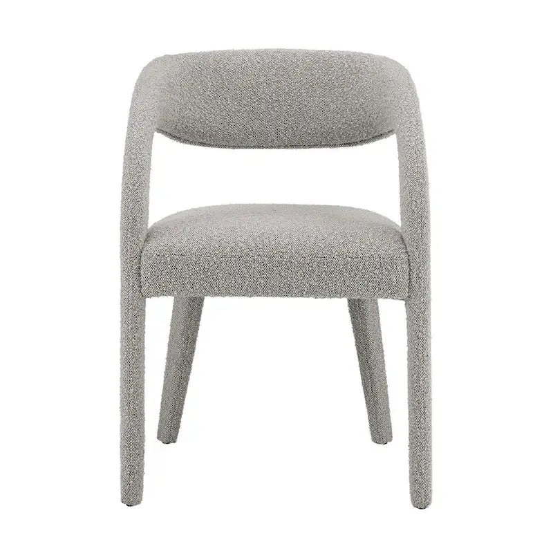 Pinnacle Boucle Chaises de salle à manger rembourrées — Lot de deux