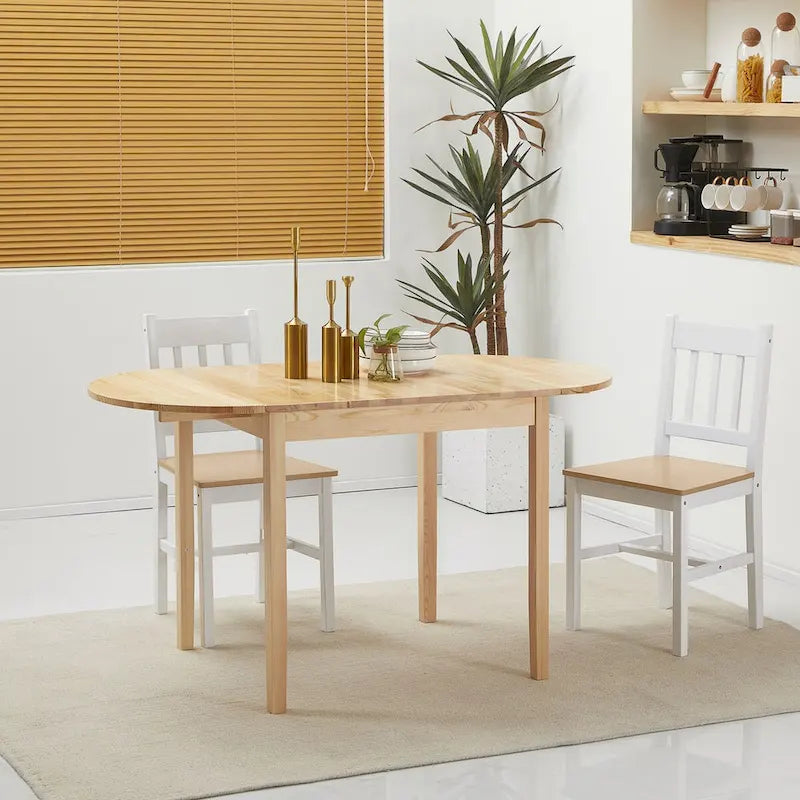 55 tables pliantes en bois massif pour les petits espaces
