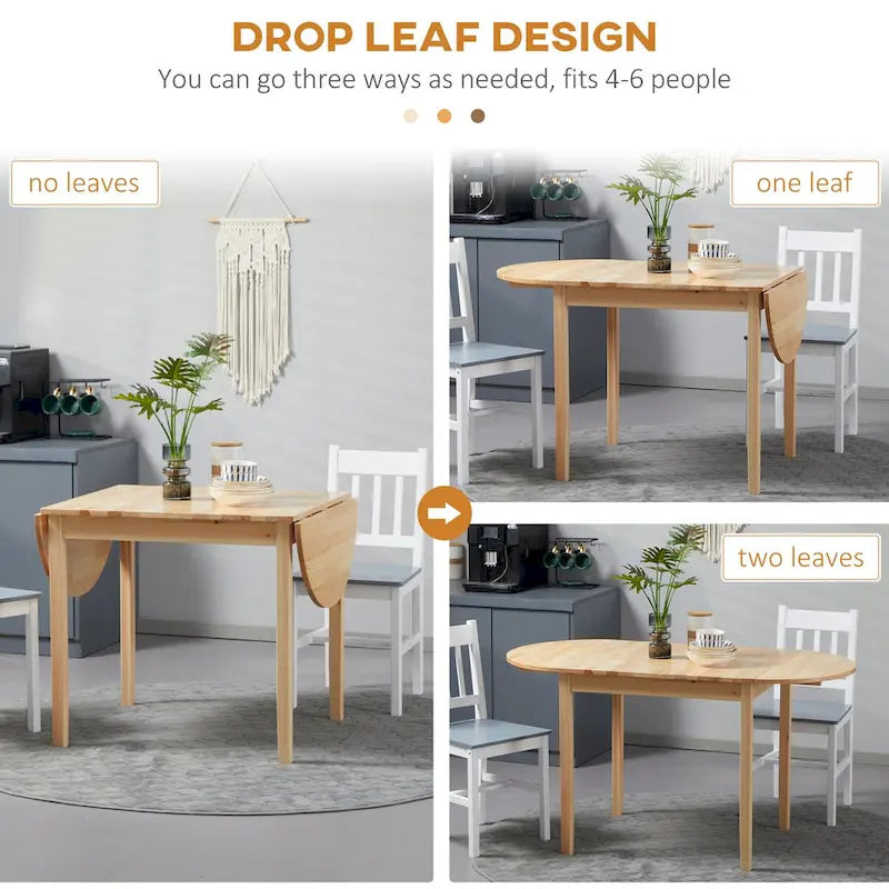 55 tables pliantes en bois massif pour les petits espaces