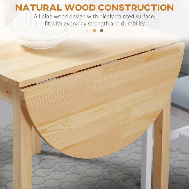 55 tables pliantes en bois massif pour les petits espaces