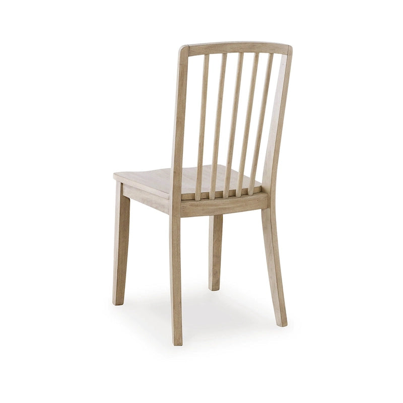 Signature Design by Ashley Gleanville Chaise de salle à manger marron clair - 17 L x 21 P x 38 H