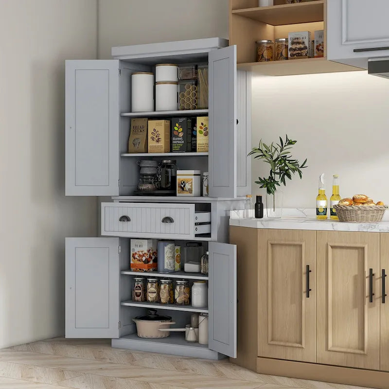 Élément de rangement de cuisine/garde-manger à 4 portes de haute qualité pour la maison