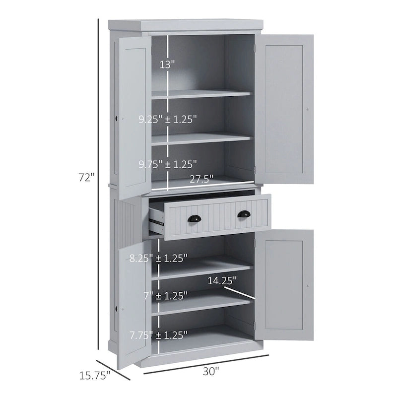 Élément de rangement de cuisine/garde-manger à 4 portes de haute qualité pour la maison