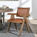 Fauteuil club en cuir pleine fleur Dolton Classic Home