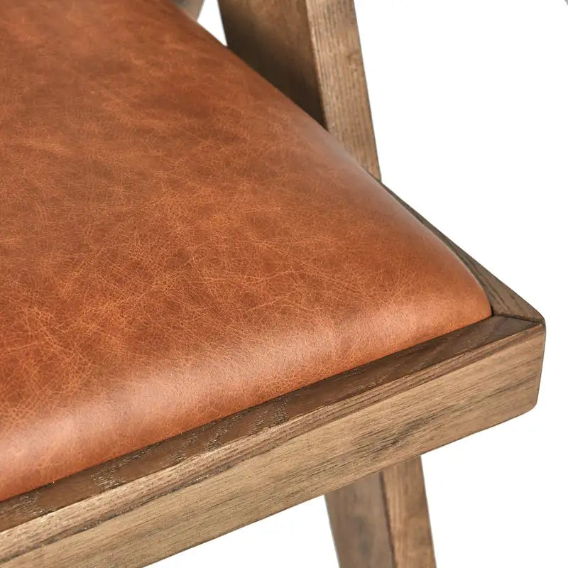 Fauteuil club en cuir pleine fleur Dolton Classic Home