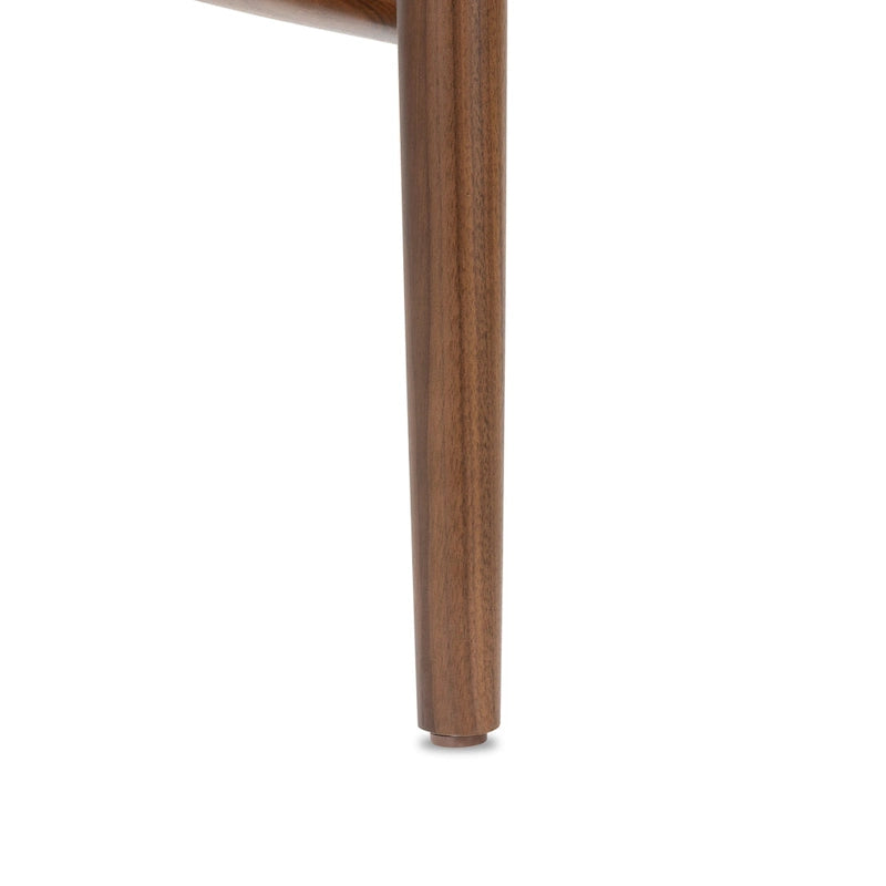 Chaise de salle à manger Ligna Poly & Bark - Dossier en bois tourné avec cadre en bois massif