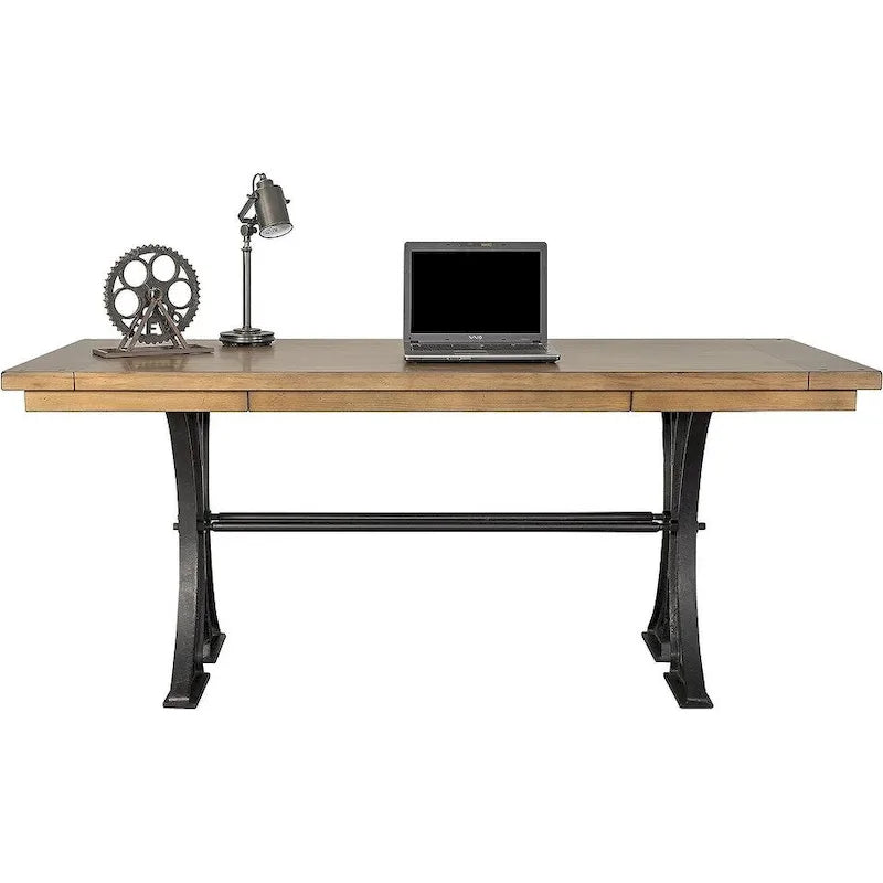 Bureau rustique Toulouse, Table d'écriture, Bureau, Marron