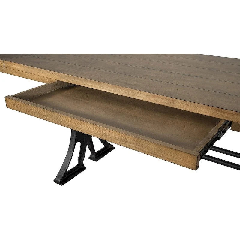 Bureau rustique Toulouse, Table d'écriture, Bureau, Marron